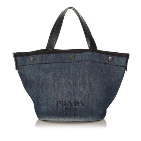 prada beachbag|Prada denim tote bag.